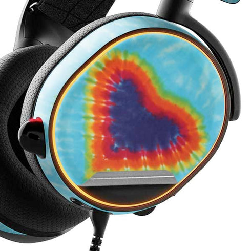 Liquid Blue Tie Dye Heart SteelSeries Arctis 3 Skin