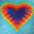 Liquid Blue Tie Dye Heart Surface Book 2 13.5in Skin