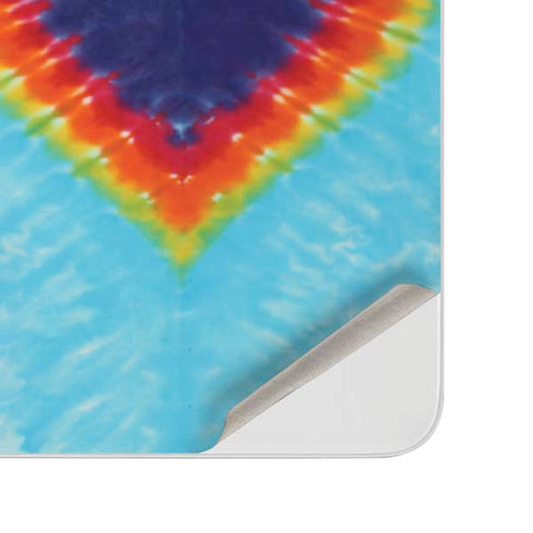 Liquid Blue Tie Dye Heart Surface Duo Skin