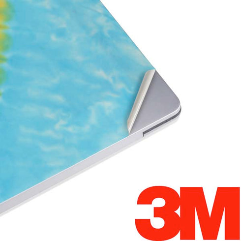Liquid Blue Tie Dye Heart Surface Laptop 3 13.5in Skin