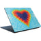 Liquid Blue Tie Dye Heart Surface Laptop Skin