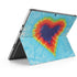 Liquid Blue Tie Dye Heart Surface Pro 8 Skin