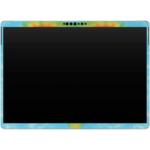 Liquid Blue Tie Dye Heart Surface Pro 9 Skin