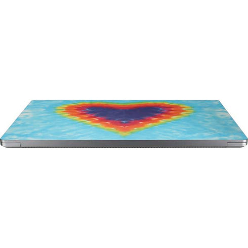 Liquid Blue Tie Dye Heart Universal Laptop 13in (10.6 x 7.6in) Skin