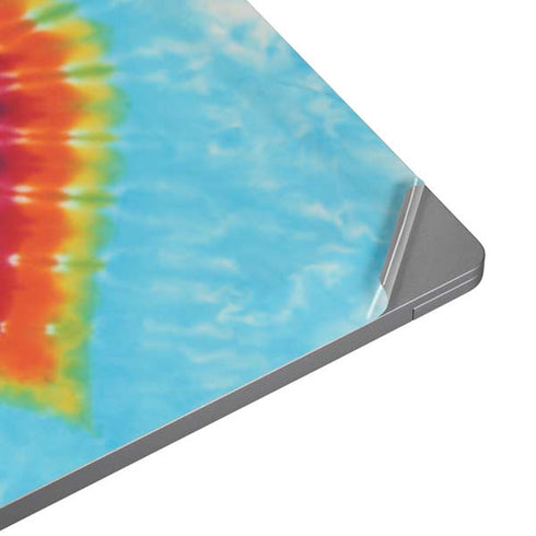Liquid Blue Tie Dye Heart Universal Laptop 15in (12.2 x 8.8in) Skin