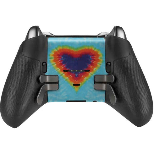 Liquid Blue Tie Dye Heart Xbox Elite Wireless Controller Series 2 Skin