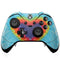 Liquid Blue Tie Dye Heart Xbox One Elite Controller Skin