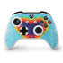 Liquid Blue Tie Dye Heart Xbox One S Controller Skin