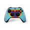 Liquid Blue Tie Dye Heart Xbox One X Controller Skin