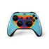 Liquid Blue Tie Dye Heart Xbox One X Controller Skin