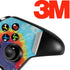 Liquid Blue Tie Dye Heart Xbox One X Controller Skin