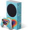 Liquid Blue Tie Dye Heart Xbox Series S Bundle Skin