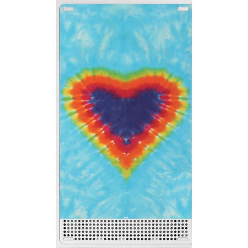 Liquid Blue Tie Dye Heart Xbox Series S Skins