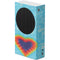 Liquid Blue Tie Dye Heart Xbox Series S Console Skin