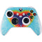 Liquid Blue Tie Dye Heart Xbox Series S Controller Skin