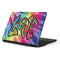 Liquid Blue Tie Dye Peace & Love Samsung Chromebook Skin
