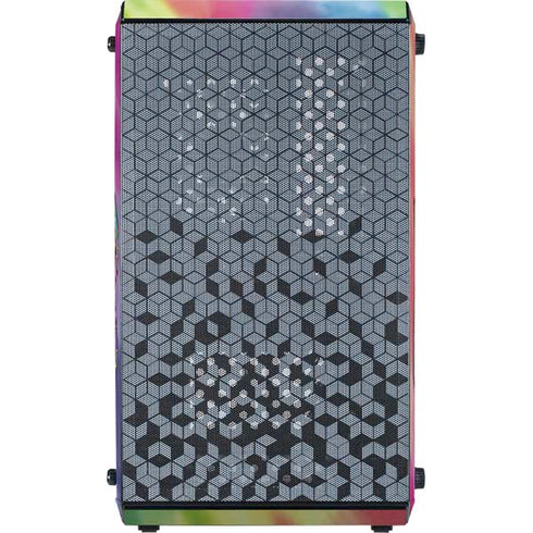 Liquid Blue Tie Dye Peace & Love Cooler Master MasterBox Q300L Mini Tower Skin