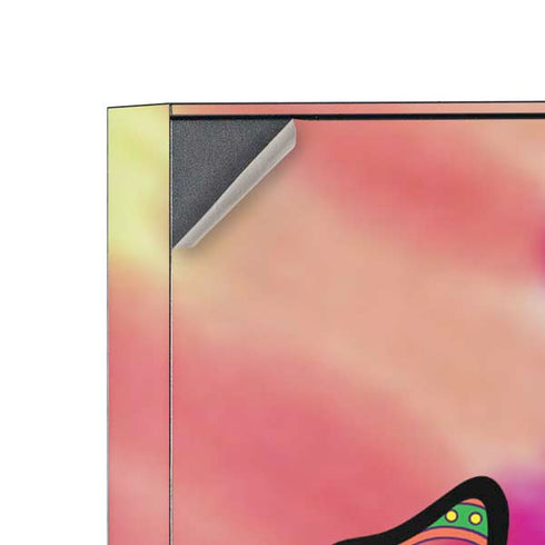 Liquid Blue Tie Dye Peace & Love Corsair 4000D Tempered Glass Mid-Tower ATX Case Skin