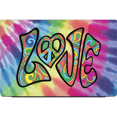 Liquid Blue Tie Dye Peace & Love Dell Vostro Skin