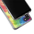 Liquid Blue Tie Dye Peace & Love Galaxy A21 Clear Case