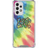 Liquid Blue Tie Dye Peace & Love Galaxy A53 5G Clear Case