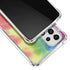 Liquid Blue Tie Dye Peace & Love Galaxy A53 5G Clear Case