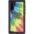 Liquid Blue Tie Dye Peace & Love Galaxy Note 10 Waterproof Case