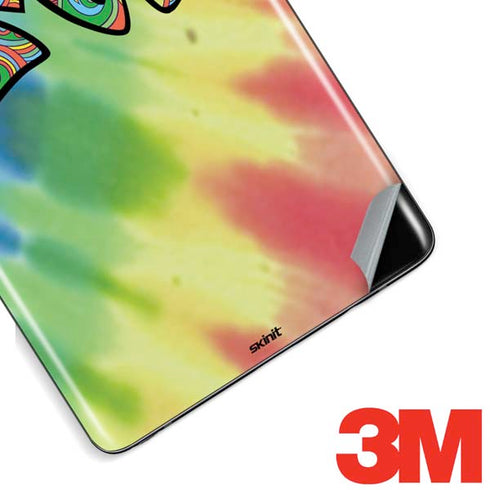 Liquid Blue Tie Dye Peace & Love Galaxy Note 8 Skin