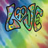 Liquid Blue Tie Dye Peace & Love Galaxy Note 8 Skin