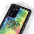 Liquid Blue Tie Dye Peace & Love Galaxy Note20 5G Waterproof Case