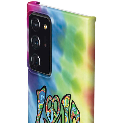 Liquid Blue Tie Dye Peace & Love Galaxy Note20 Ultra 5G Lite Case