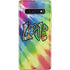 Liquid Blue Tie Dye Peace & Love Galaxy S10 Skin