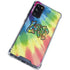 Liquid Blue Tie Dye Peace & Love Galaxy S20 FE Clear Case