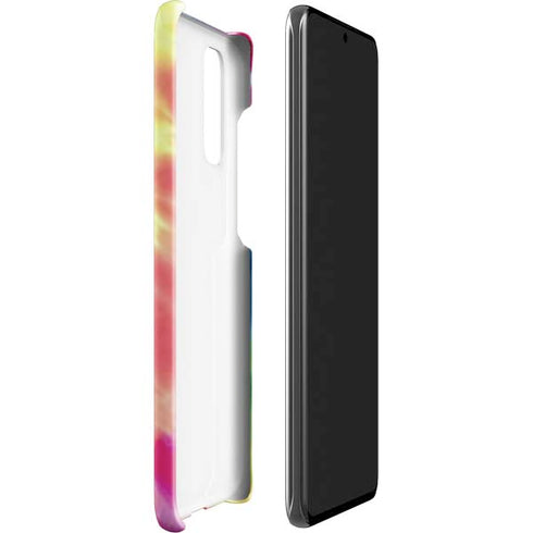 Liquid Blue Tie Dye Peace & Love Galaxy S20 Lite Case