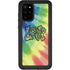 Liquid Blue Tie Dye Peace & Love Galaxy S20 Plus Waterproof Case