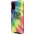 Liquid Blue Tie Dye Peace & Love Galaxy S20 Pro Case