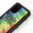 Liquid Blue Tie Dye Peace & Love Galaxy S20 Waterproof Case