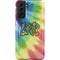 Liquid Blue Tie Dye Peace & Love Galaxy S21 Plus 5G Pro Case