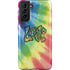 Liquid Blue Tie Dye Peace & Love Galaxy S21 Plus 5G Pro Case