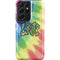 Liquid Blue Tie Dye Peace & Love Galaxy S21 Ultra 5G Pro Case