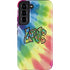 Liquid Blue Tie Dye Peace & Love Galaxy S22 Pro Case