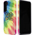 Liquid Blue Tie Dye Peace & Love Galaxy S22 Pro Case