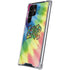 Liquid Blue Tie Dye Peace & Love Galaxy S22 Ultra Clear Case