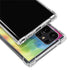 Liquid Blue Tie Dye Peace & Love Galaxy S22 Ultra Clear Case
