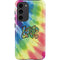Liquid Blue Tie Dye Peace & Love Galaxy S23 Plus Pro Case