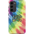 Liquid Blue Tie Dye Peace & Love Galaxy S23 Plus Pro Case