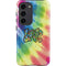 Liquid Blue Tie Dye Peace & Love Galaxy S23 Pro Case
