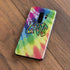 Liquid Blue Tie Dye Peace & Love Galaxy S9 Plus Skin