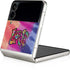 Liquid Blue Tie Dye Peace & Love Galaxy Z Flip3 5G Skin