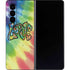 Liquid Blue Tie Dye Peace & Love Galaxy Z Fold4 5G Skin